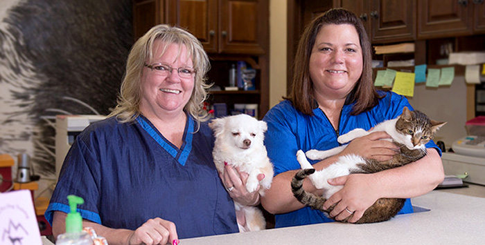 Jana and Tracey of D Tails Grooming LLC